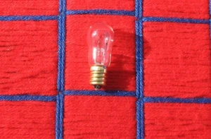 NEW 7¢ ship* C7 base 130V Christmas Bubble LIGHT BULB S6 REPLACEMENT 6w repair - Picture 1 of 6