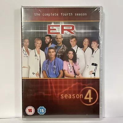 ER Season 4 Complete DVD (2005) George Clooney New & Sealed. Cert 15 - Image 1 of 4