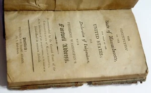 Antique 1812? Constitution & Declaration of Independence Washington's Farewell - Picture 1 of 10