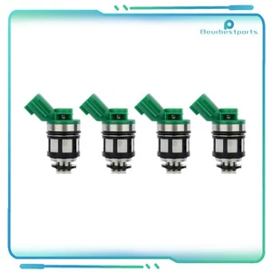 4 Fuel Injectors For Nissan Pickup 1996-2003 2004 For Frontier 1998-2015 2.4L - Picture 1 of 8