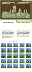 CANADA 1985 CANADIAN PARLIAMENT BUILDING MINT FACE $8.50 MNH STAMP FULL BOOKLET - Picture 1 of 4