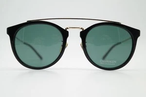 Sonnenbrille Calvin Klein CK18720S Schwarz Gold Oval sunglasses Brille Neu - Bild 1 von 6