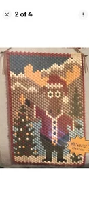 The Beadery Kit Perlen Banner Kit "Elch" #5185 Neu Versiegelt Pkg 9 3/4 x 14 3/4"  - Bild 1 von 6