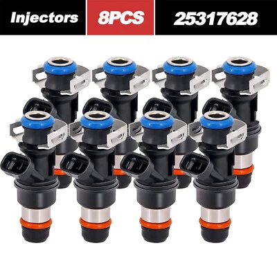8x OE25317628 INYECCIÓN DE COMBUSTIBLE nueva actualización para GMC Yukon XL 1500 V8 5.3 2003-2006 Foto 1 de 4