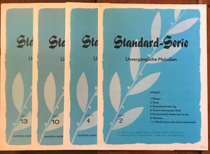 "STANDARD-SERIE" 4 VOLS 1930'S-'50'S 27 POP SONGS IN GERMAN PB VG VOICE/PIANO - Picture 1 of 1