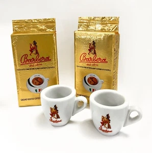 2 buste di Caffè Macinato Barbera Maghetto (250grX2) + 2 tazzine brandizzate - Foto 1 di 1