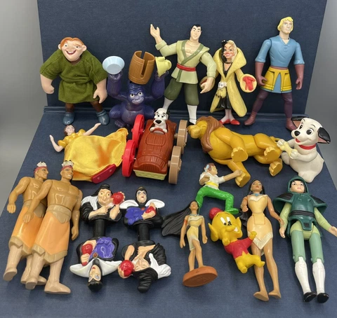 Vintage Disney Action Figures McDonald’s & Burger King Meal Toys mixed lot of 18 Cover