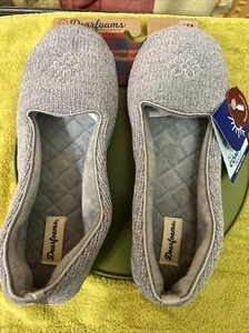 Dearforms Damen Hausschuhe Größe XL 11-12 Memory Foam Komfort neu mit Etikett - Bild 1 von 11