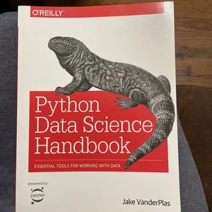 Python Data Science Handbook: Essential Tools for Working with Data - VERY GOOD - Picture 1 of 2