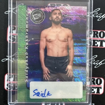 Saidyokub Kakhramonov 2024 Leaf Collective 2000 Press Pass 1/1 Auto With Plate - Image 1 of 4