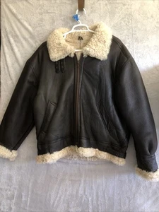 Chaqueta De Colección USAF Para Hombres 4XL Marrón Tipo G-8 Piel de Oveja Forrada Volantes Clásica - Imagen 1 de 13