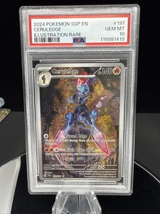 Pokemon Ceruledge 197/191 Illustration Rare Surging Sparks #197 GEM MINT PSA 10 - Picture 1 of 2