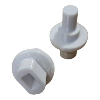 FORM-3D Türscharnier-Stifte passend für Amica-Kühlschrank KS15123W FM133BEW02AE 2Stück