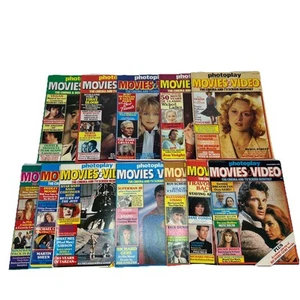 Vintage Photoplay Movies & Video 1983 Full Year 12 Issues Film Magazine Used - Imagen 1 de 24