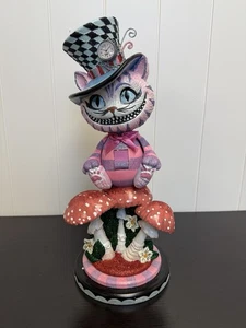 Hollywood Cheshire Cat Alice in Wonderland Christmas Nutcracker HA0573 15 Inch - Picture 1 of 13