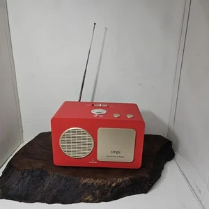 Radio Alzheimer Simpl y reproductor de música Mp3 rojo con música en USB funciona muy bien - Imagen 1 de 11
