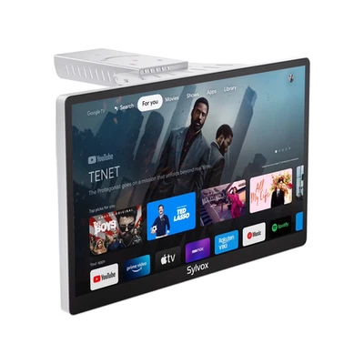 Kitchen TV, 15.6 Inch Smart TV with Google System, 1080P FHD Small TV Rotated &  - Image 1 of 4