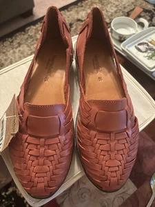 Sandalias Huaraches Bearpaw de cuero marrón para mujer talla 10 nuevas con etiquetas - Imagen 1 de 5