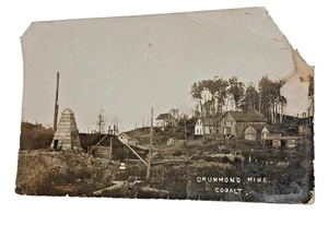 RARE RPPC 1910 Toronto Ontario Canada Postcard Drummond Mine Cobalt Exterior - Picture 1 of 13