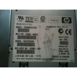 20/40gb dds-4, c5686-60004, internal,68 pin,black,q1553a,rev:d002 - Picture 1 of 4