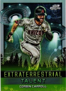 2024 Topps Cromo Cósmico #ET-4 Corbin Carroll Talento Extraterrestre - Imagen 1 de 2