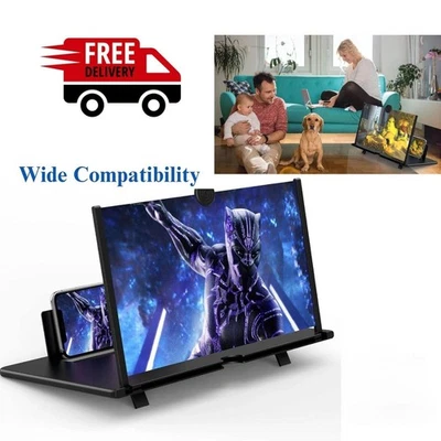 Screen Magnifier for Cell phone 2025 Newest Version 3D HD Video Phone Amplifier - Image 1 of 4