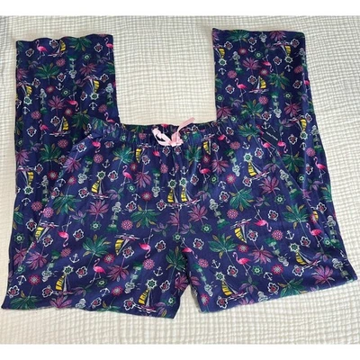 Nautica Women's Pajama Pants Flamingo Sailboat Print Loungewear S/P - Image 1 of 4