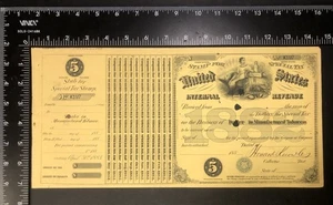 Ingresos de Estados Unidos; sello fiscal especial; distribuidor de tabaco manufacturado; 1882; resto - Imagen 1 de 1