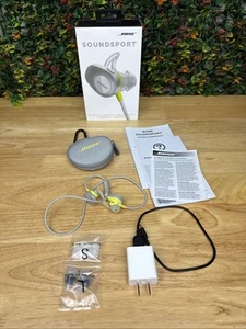 Bose SoundSport Cuffie Bluetooth Wireless In Ear Citron TESTATE Allenamento Palestra - Foto 1 di 8