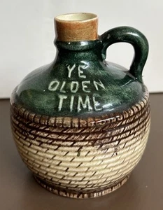 Antique Roseville Pottery Ye Olden Time Ceramic Moonshine Jug Handmade USA - Picture 1 of 6