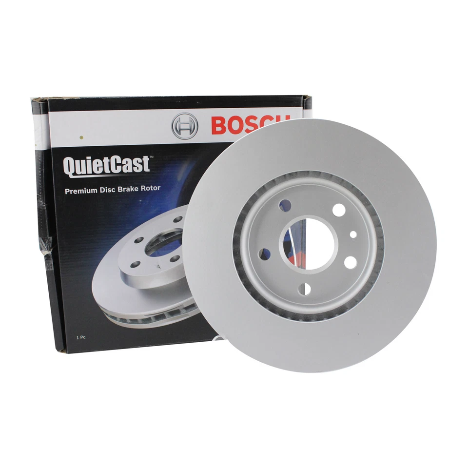 Rotor de freno de disco ventilado delantero Bosch QuietCast de 321 mm para Buick GMC Chevrolet Saab Foto 1 de 4