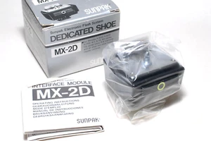 SUNPAK MX-2D Blitzadapter Minolta für DX Blitzgerät - dedicated shoe (neuwertig) - Bild 1 von 4