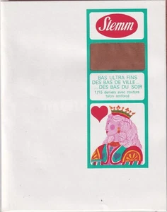 Bas nylon couture Stemm 15 D Châtaigne. Taille 3 - 9½. Fully Fashioned Stockings - Bild 1 von 4