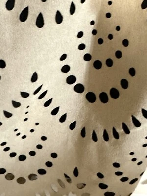 Falda Wrangler Western Diseño Recortado Beige Negra Mediana Mujer Elastizada Nueva con Etiquetas Foto 1 de 4