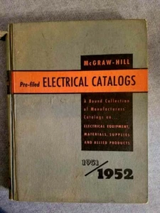Rare Pre-filed ELECTRICAL CATALOGS 1951 1952 Bound Collection - Imagen 1 de 4