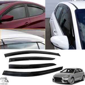 For 2017 2018-2020 Hyundai Elantra Sedan 4Pcs Window Visor Sun Vent Rain Guards - Picture 1 of 14