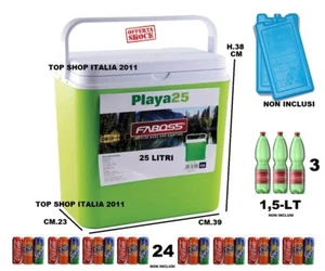 FRIGO PORTATILE PASSIVO 10-25-30 LT TERMICO DA CAMPEGGIO SPIAGGIA TIPO GIO STYLE - Bild 1 von 7
