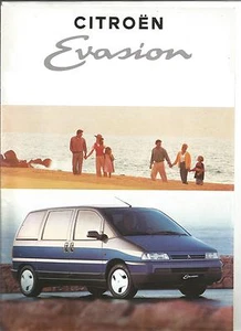 Catalogue brochure Katalog Prospekt CITROEN EVASION ANNEE 1994 8 Pages - Picture 1 of 1