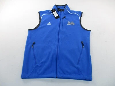 Adidas UCLA Bruins Vest Men's Small Blue Sleeveless Stretch Fleece - Image 1 of 4