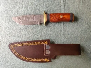 Damastmesser Jagdmesser Outdoormesser Messer - Bild 1 von 2