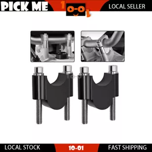 1 1/8" 28mm Handlebar Bar Mount Clamp Riser Risers Motorcycle Dirt Bike Mx Atv - Picture 1 of 11