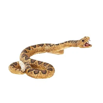 Serpiente de Cascabel Reptil Figura Juguete 7CM Longitud Aprox Mojo Fun 387268 - Imagen 1 de 4