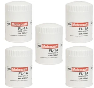 5 Genuine FORD Engine Oil Filter Motorcraft FL-500S Replace OEM# AA5Z6714A - Picture 1 of 12