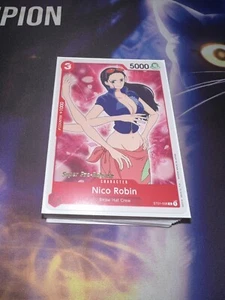 One Piece CCG Singles - Nico Robin - ST01-008 - Super Pre-Release Common - LP - Picture 1 of 1