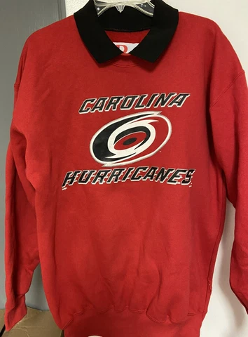 Carolina Hurricanes NHL  Red Pullover Sweatshirt Men's Large  C Cover