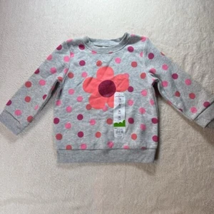Girls Jumping Beans Sweatshirt 18M Pink Gray - Picture 1 of 5