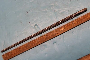 3/16 Zoll Kegelstift Reibahle 0,187 Zoll kleines Ende 0,35 Zoll großes Ende 1/4 Zoll in 12 Zoll 6 Flötenhand - Bild 1 von 1