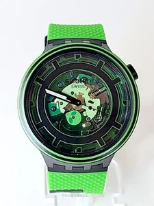 SWATCH BIG BOLD, SWISS MADE, "COME IN PEACE" WATCH, SB01B125 NEW IN BOX - Picture 1 of 8