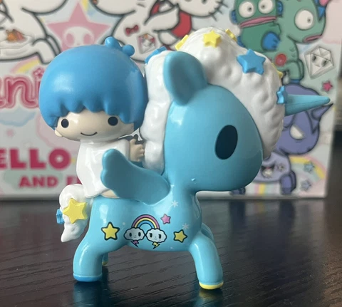 Tokidoki Unicorno x Hello Kitty - Little Twin Stars KIKI Blue Vinyl Blind Box S1 Cover