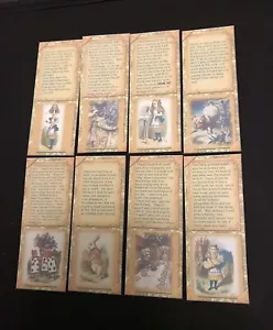 Alice In WonderLand Book Marks 8 Vintage Birthday Party Wedding Favour Gifts - Picture 1 of 1